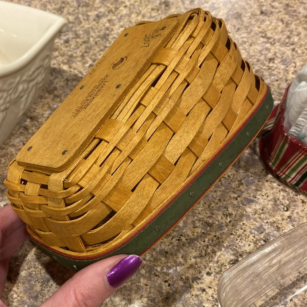 Longaberger sleigh basket